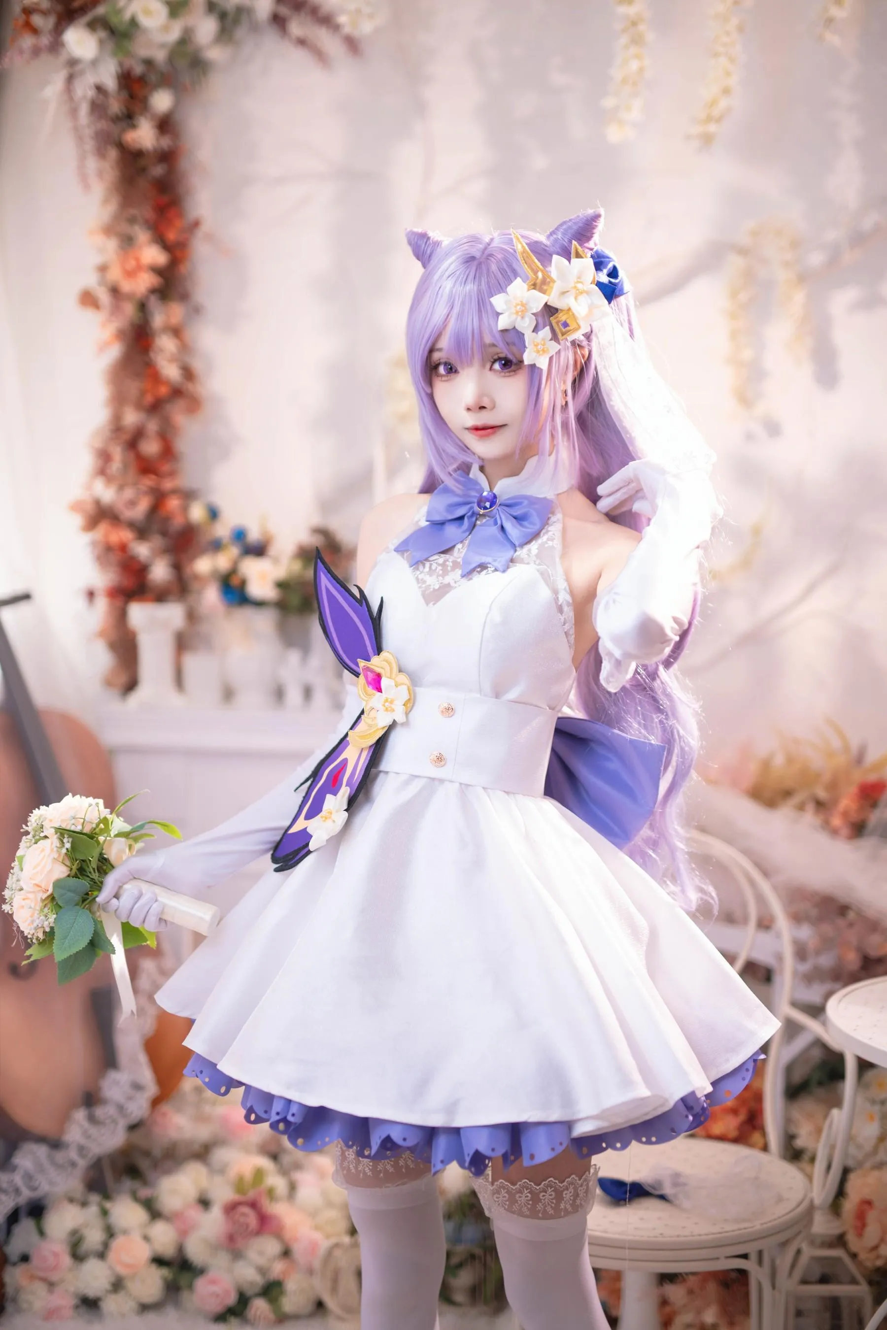 艾西aiwest – NO.02 刻晴花嫁 [40P]插图4